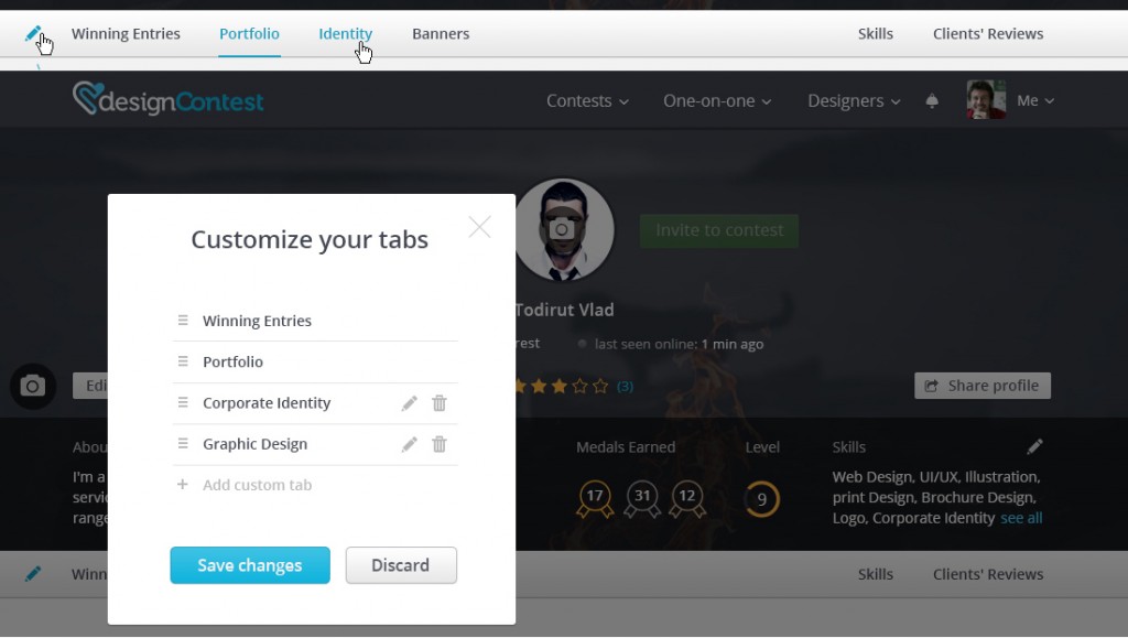 Be a Star with new DesignContest profiles! | DesignContest