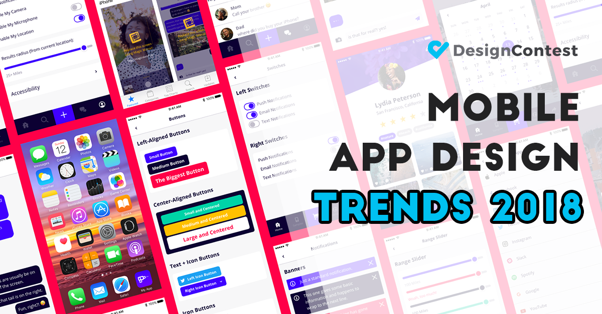 Mobile Apps Design Trends 2018